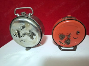 Ceas mecanic desteptator vintage Kienzle 1930 1950 Germany - imagine 3