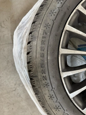 Vand genti cu TPMS sensor+ anvelope iarna DUNLOP, 225/55R17, BMW Seria 3