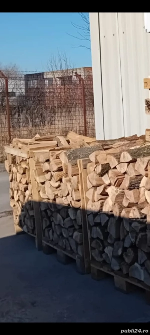 Vînd Lemne de foc USCATE Stejar Fag Paletat  - imagine 2