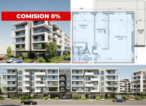 Apartament de vanzare, 2 camere, etaj 1, 80mpc, bloc nou, comision 0%