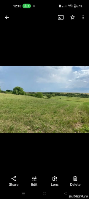 teren intravilan lîngă lacul miersig