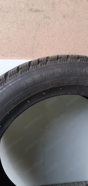 Vând anvelope iarna logan 3 prestige195/55/16 - imagine 3