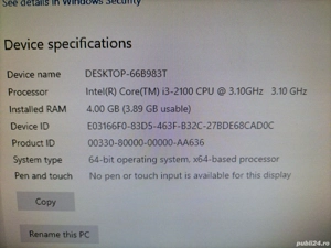 Vand monitor, unitate centrala, tastatura - imagine 4