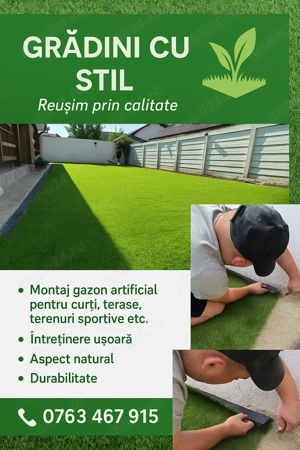 Montaj Gazon Artificial