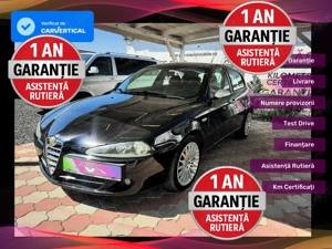 Alfa Romeo 147 Selective  1.9 JTDm   120 CP   2007   PIELE ROȘIE 