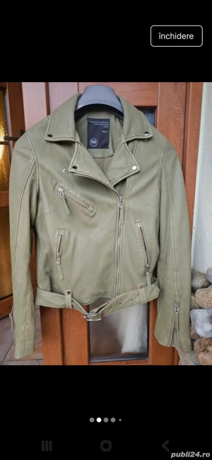Geaca piele BSB - imagine 3