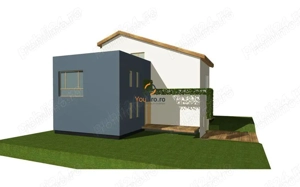 Teren plus casa in constructie la rosu Mosnita Veche   Cartier Serena   - imagine 5