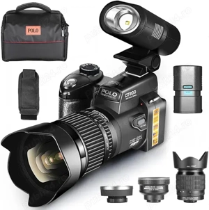 Camera foto DSLR video digitala cu 3 obiective POLO D7200 33MP - imagine 4