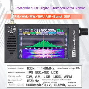 Software Defined Radio SDR Radio Receiver 100K-149MHz - imagine 3