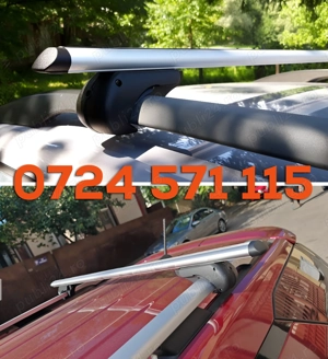 Bare transversale portbagaj cu cheie, ALUMINIU, 120 cm, max. 90 kg (modele compatibile in descriere) - imagine 3