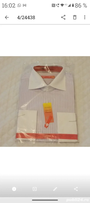 Cămasă barbateasca cu mîneca lunga  marimea 42 (L) 