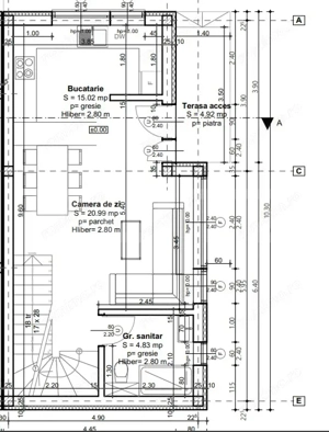 Casa 120 mp, teren 125 mp, zona Borhanci  - imagine 9