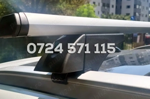 Bare transversale portbagaj, ALUMINIU, 120 cm (pt. longitudinale ȘINĂ) - imagine 2