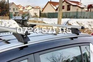 Bare transversale portbagaj, ALUMINIU, 120 cm (pt. longitudinale ȘINĂ) - imagine 3