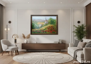 Tablouri in ulei si vopsea acrilică 