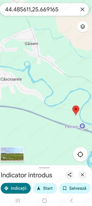 Terenuri 1000- 20000  mp intravilan extins Gaiseni-Cascioarele. Oportunitatea momentului!