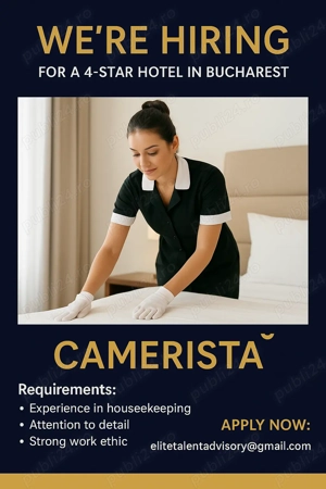Angajam Camerista   housekeeping Hotel in Floreasca - imagine 2