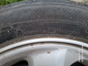 Jante cu cauciucuri ,Mazda Primacy  