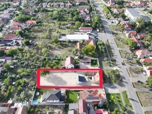 Teren 900 mp cu cladire de birouri pt depozit, parc auto,  centru logistic, etc - imagine 2