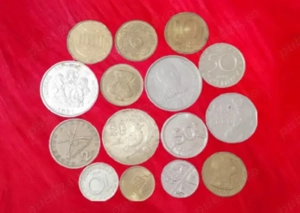 Set dferite monezi poze reale 