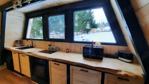 Cabană A-frame nouă 34,5 ari teren intravilan  în stațiunea Colibița - imagine 6