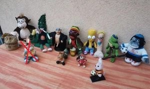 vechi jucarii funny colecție, jucarie plus mecanizata, mascota fotbal - imagine 2