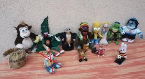 vechi jucarii funny colecție, jucarie plus mecanizata, mascota fotbal