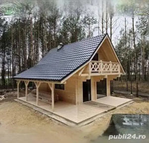 vând cabane din lemn 