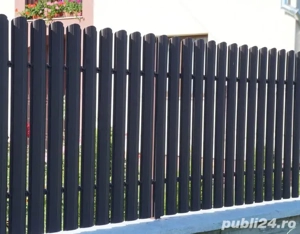 confecționăm garduri din șipcă metalică 