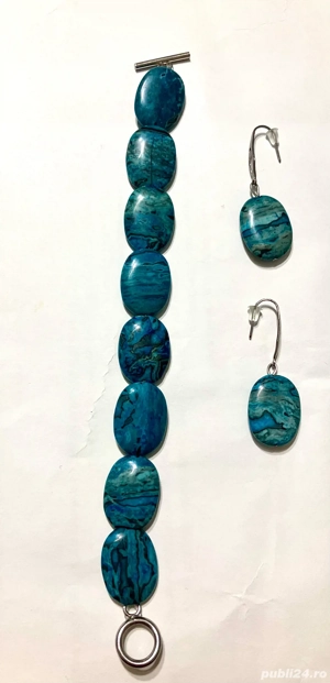 Brățară cu cercei din jasp