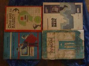 Carti de programare IT limbaj BASIC perioada anior dinainte de '90