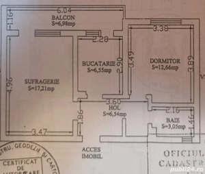 Apartament 2 camere-decomandat -Comision 0-53 mp-Zona Km 4-5