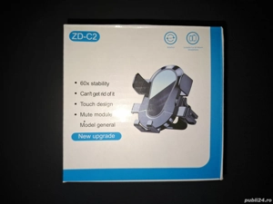 Suport de Telefon Auto ZD-C2 - Prindere Ultra-Stabilă, Design Nou!