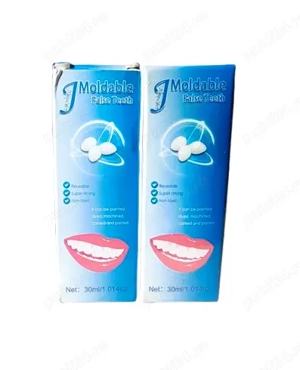 Kit Reparație Temporară Dinți   Moldable False Teeth, 30ml, Nou Sigilat