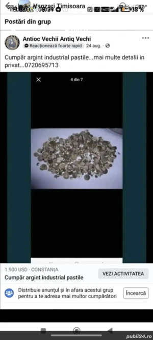 argint industrial pastile