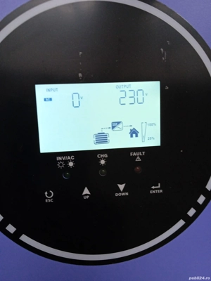 chit solar invertor 24v 3000W si doua baterii 150Ahm  - imagine 4