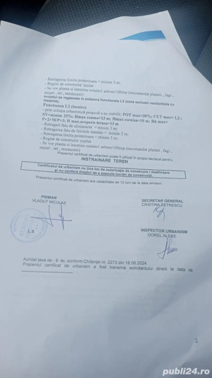 Vând teren cu rulota Târgoviște Valea Sasului - imagine 8