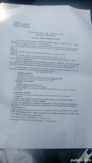 Vând teren cu rulota Târgoviște Valea Sasului - imagine 7