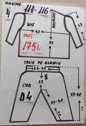 Costum Dovlecel pentru copii marimea 4(5-6-7 ani) - imagine 4