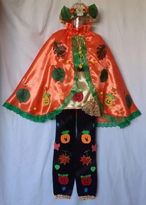 Costum Printul toamnei pentru copii marimea 6 ( 7-8-9 ani) - imagine 4