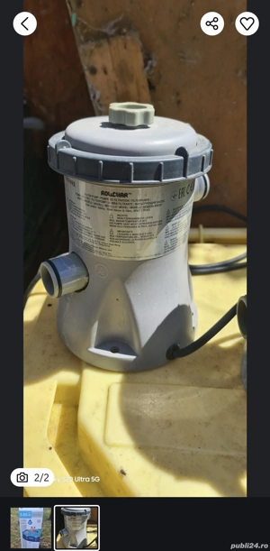 Vand piscina rotunda