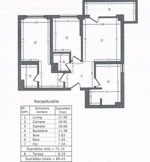 Inchiriez ap 3 camere Aviatiei Apartments - imagine 7