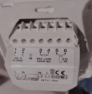 Termostat de încălzire prin pardoseală Microtemp - imagine 3