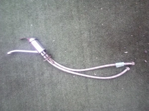 Vând baterie cu clapeta cromata