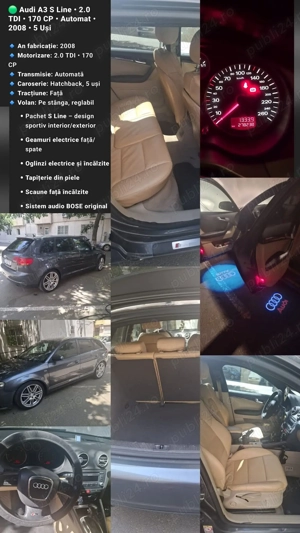 De vânzare Audi A3 S line automat