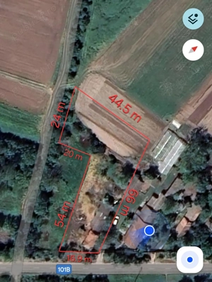 Teren Intravilan 1918 m2, Sat Meri Petchii, Ilfov