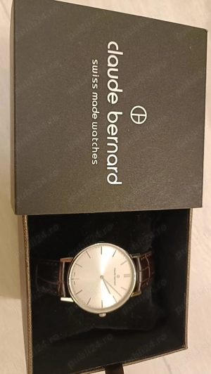 Ceas Claude Bernard Slim Line Two Hands - imagine 2