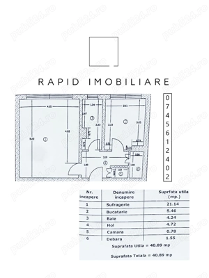 Apartament 1 CAMERA - Spatios - Modern Amenajat IC Frimu - Masnita - General - imagine 6