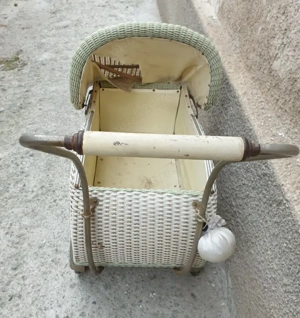 Carucior landou vintage pentru copil sau păpuși  - imagine 5