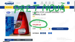 LAMPA STOP LOGAN - dreapta - semnal clar - imagine 6